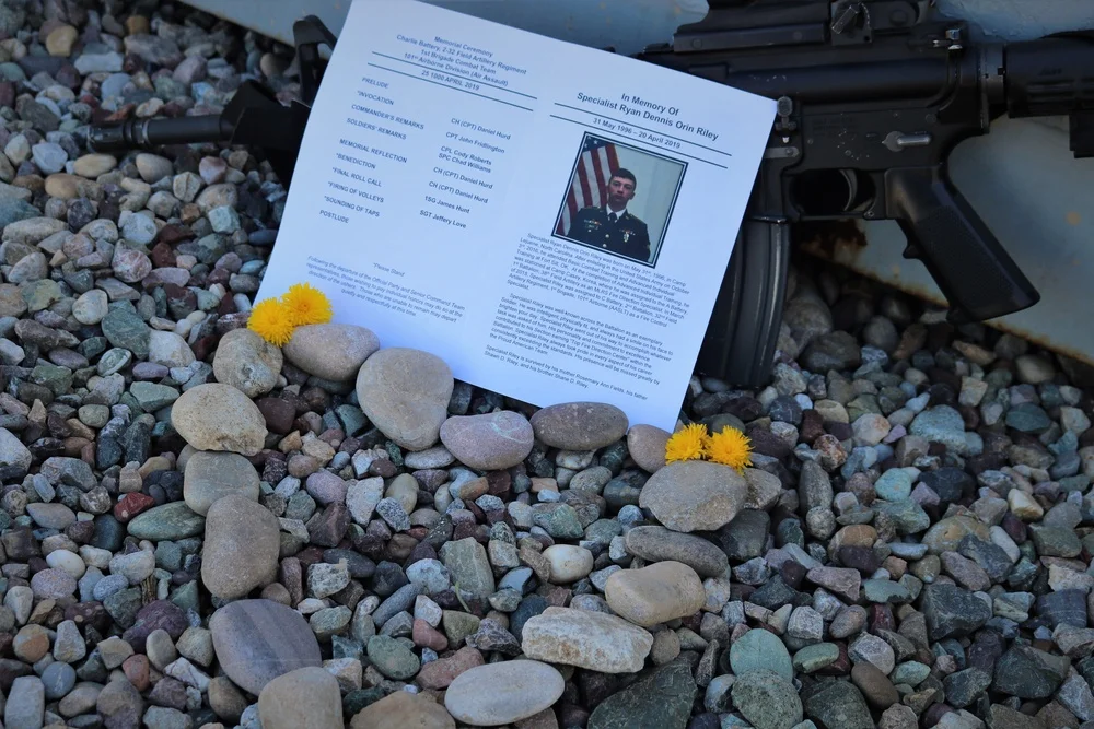 Memorial photograph of Riley, Ryan Dennis-orin