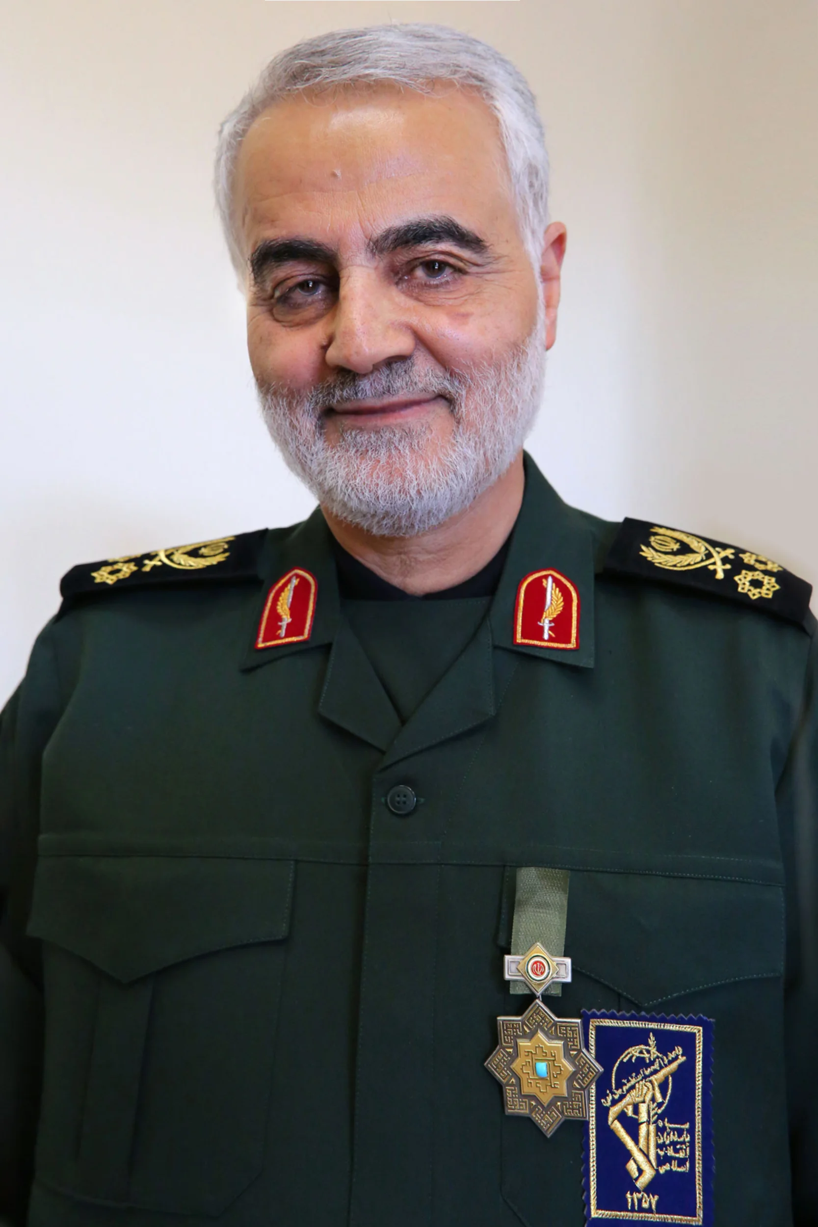 Memorial photograph of General Qassem Soleimani
