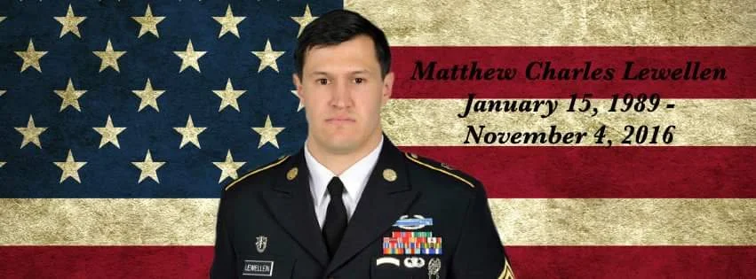 Memorial photograph of Lewellen, Matthew Charles