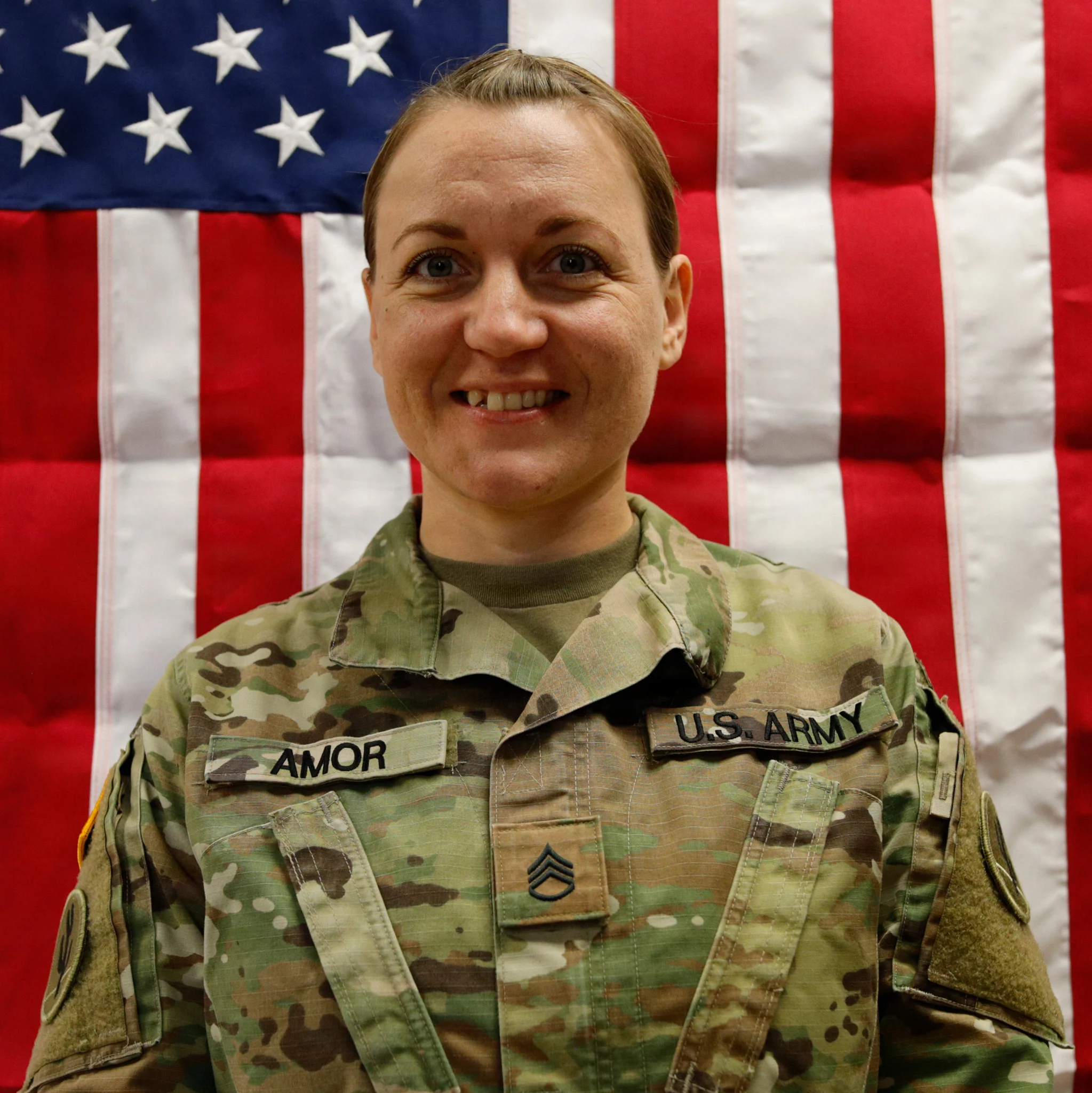 Memorial photograph of Sgt. 1st Class Nicole Amor