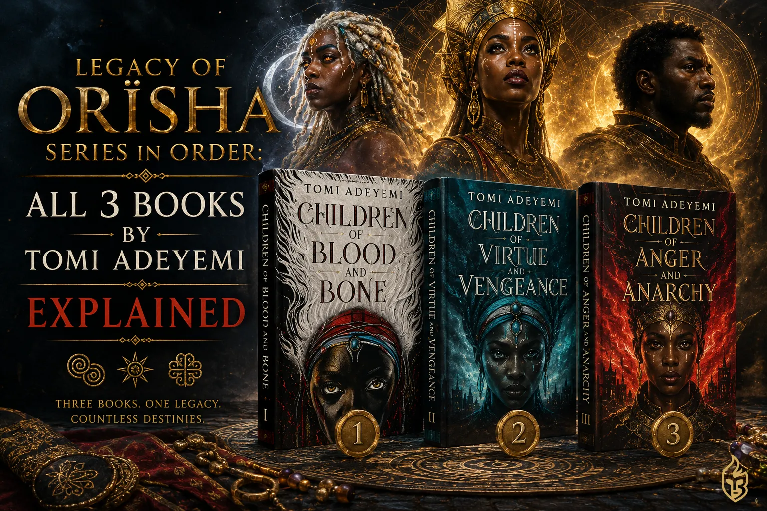 Legacy of Orisha Series in Order: All 3 Books by Tomi Adeyemi Explained
